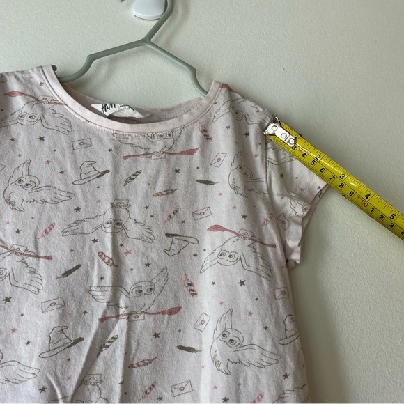 🌼 5/$25 Harry Potter Girls Tee | Size 5-6Y | Hedwig Owl Print T-Shirt Cotton - Picture 10 of 12